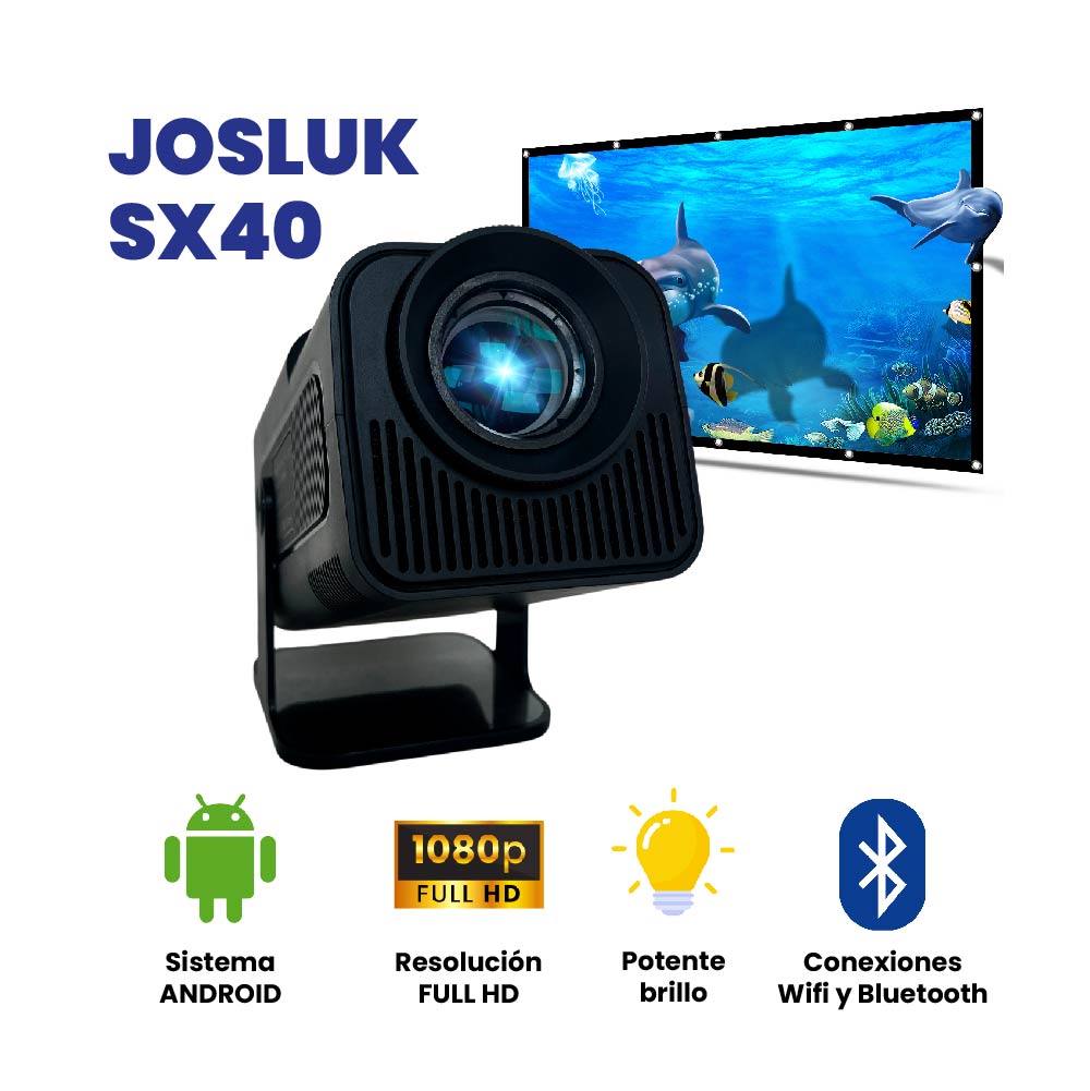 Mini Proyector Smart SX40 Josluk + Miniteclado Gratis