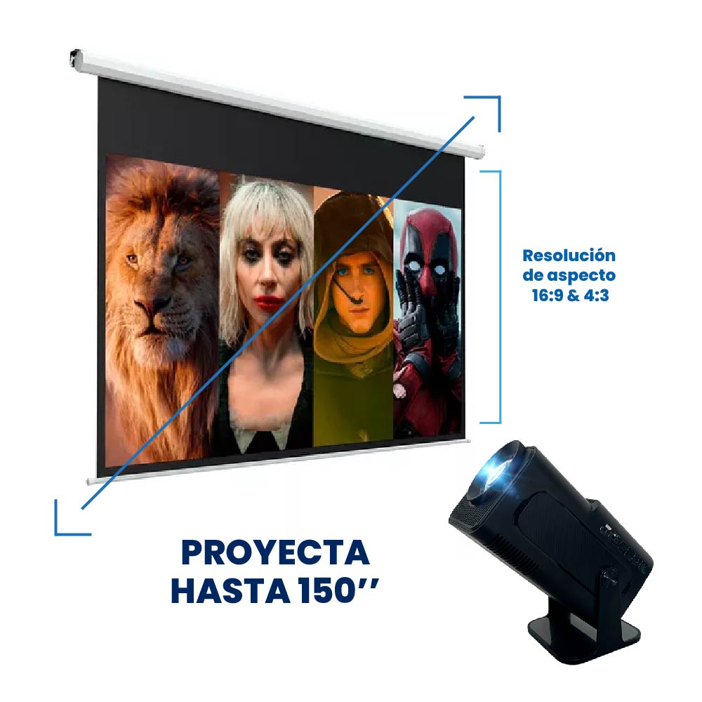 Mini Proyector Smart SX40 Josluk + Miniteclado Gratis