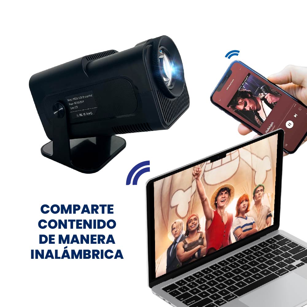 Mini Proyector Smart SX40 Josluk + Miniteclado Gratis