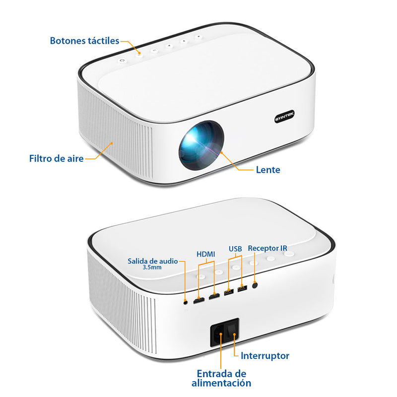 K45 Smart 200 Pulgadas Full HD Android 9 Bluetooth